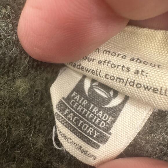 Madewell Cozy Walker Open Front Long Cardigan WMNs XXL Green #M4226 Long Sleeve - Picture 10 of 12